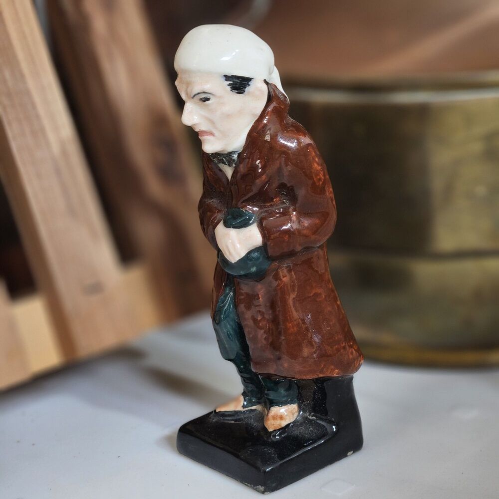 Vtg Scrooge Royal Doulton ManFigurine Charles Dickens A Christmas Carol 3D Decor - Picture 11 of 12